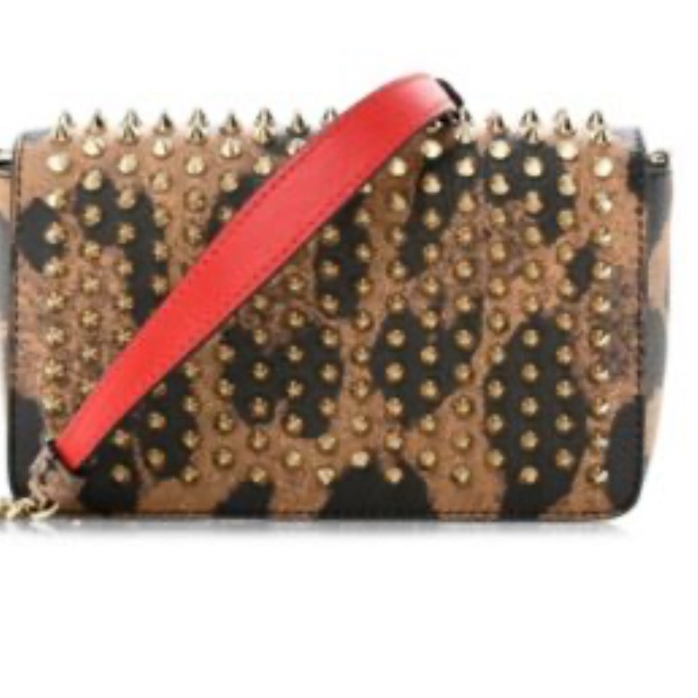 Christian Louboutin leopard print bag 💓